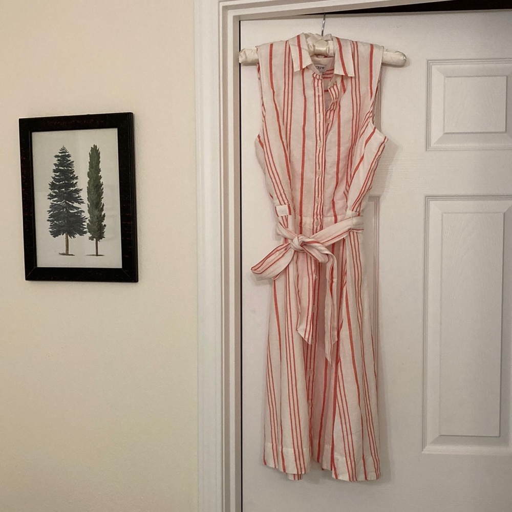 J.Crew sleeveless dress.